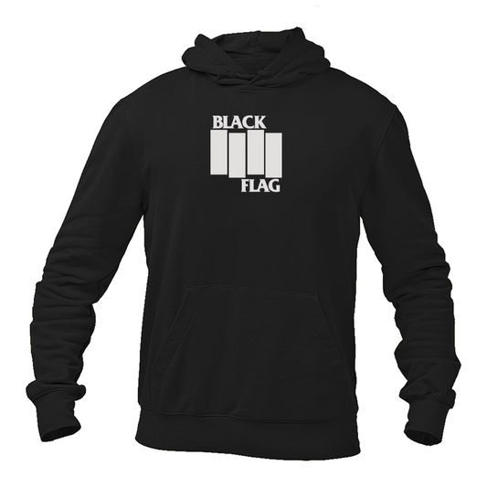 Men's Black Flag Logo Pullover Hoodie