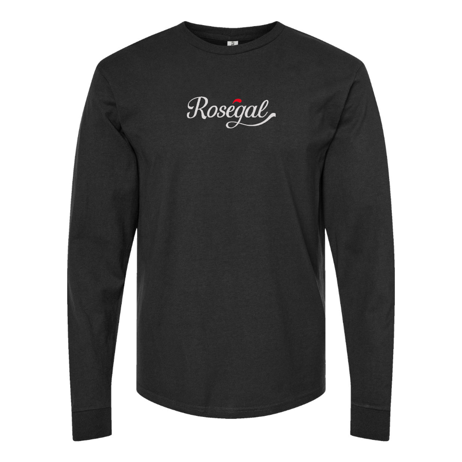 Men's Rosegal Logo Cotton Long Sleeve T-Shirt