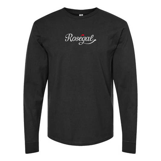 Men's Rosegal Logo Cotton Long Sleeve T-Shirt