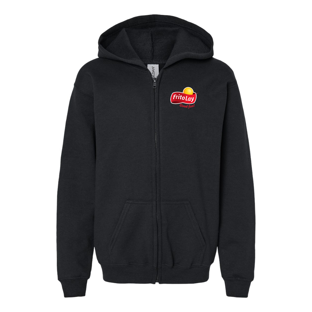 Youth  Frito Lay  Gildan Heavy Blend Full Zip Hooded Sweatshirt