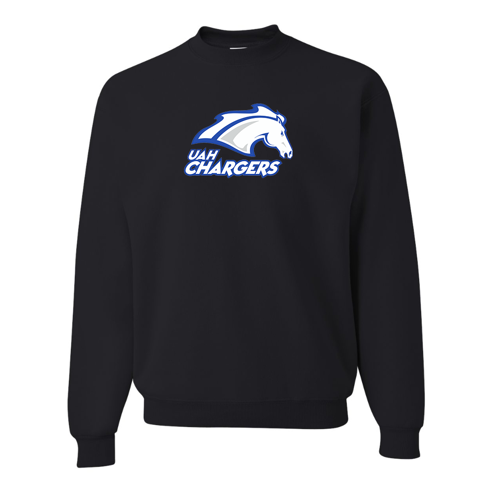 Men's Alabama Huntsville Chargers JERZEES NuBlend Crewneck Sweatshirt