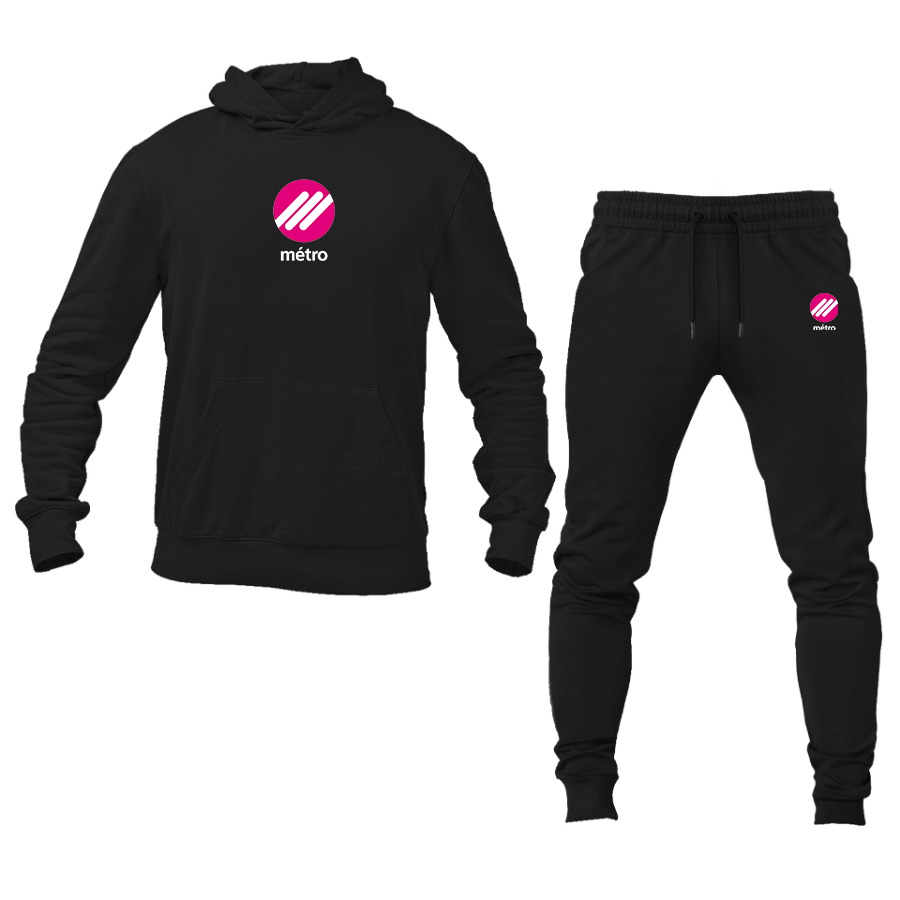 Men's Lausanne Métro Logo Hoodie Joggers Set