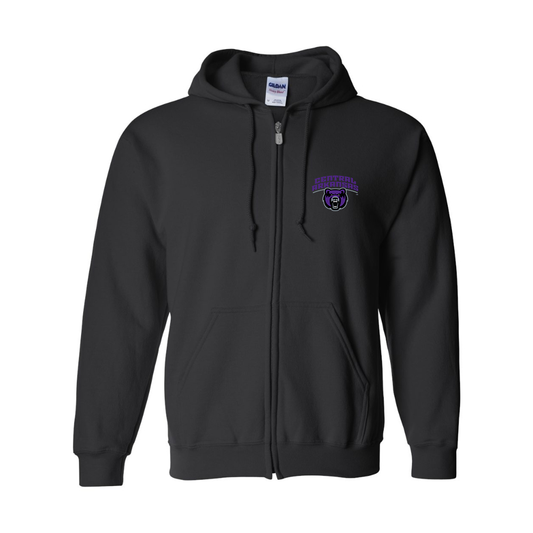 Men's Central Arkansas Bears  Gildan  Heavy Blend Full Zip Hooded Sweatshirt