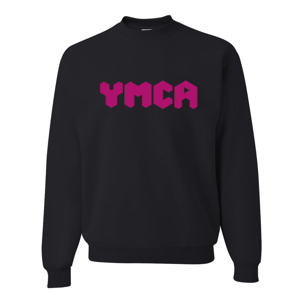 Men's  YMCA Mauve JERZEES NuBlend Crewneck Sweatshirt