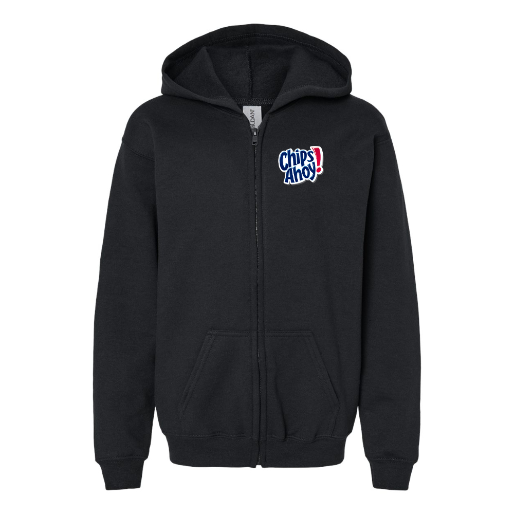 Youth  Chips Ahoy Gildan Heavy Blend Full Zip Hooded Sweatshirt