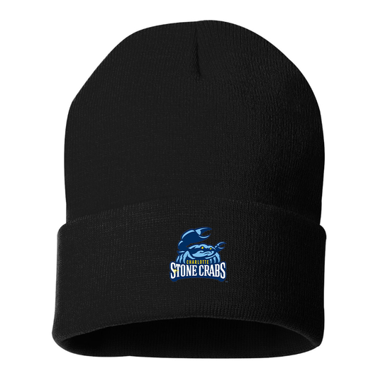 Charlotte Stone Crabs Logo Beanie Hat