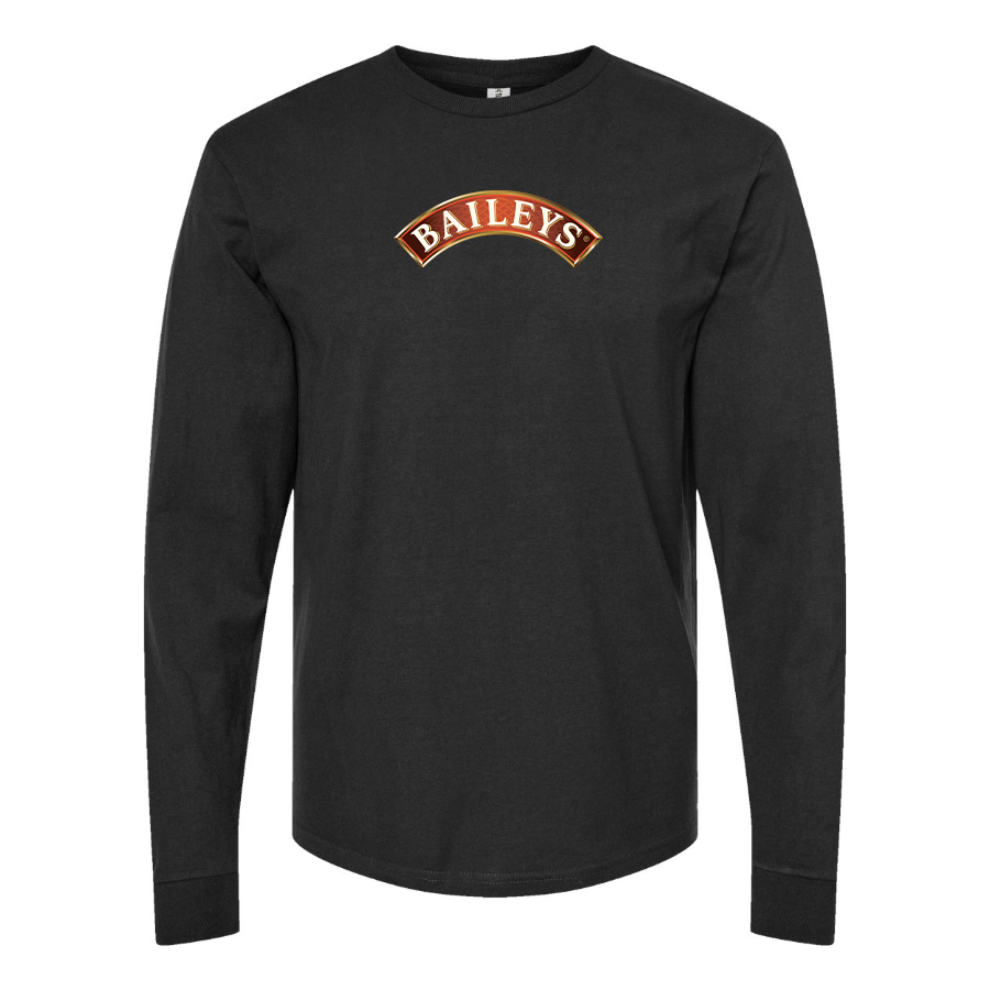 Men's Baileys Logo Cotton Long Sleeve T-Shirt