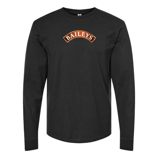 Men's Baileys Logo Cotton Long Sleeve T-Shirt