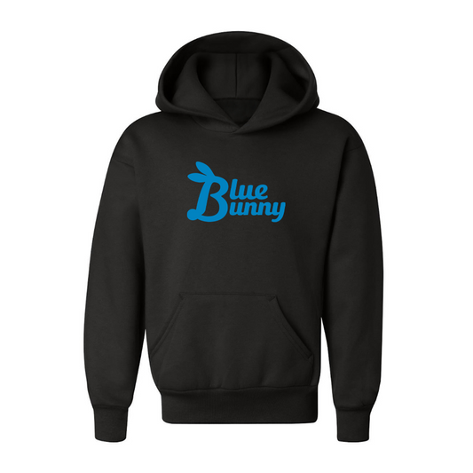 Youth Blue Bunny  Logo Pullover Hoodie
