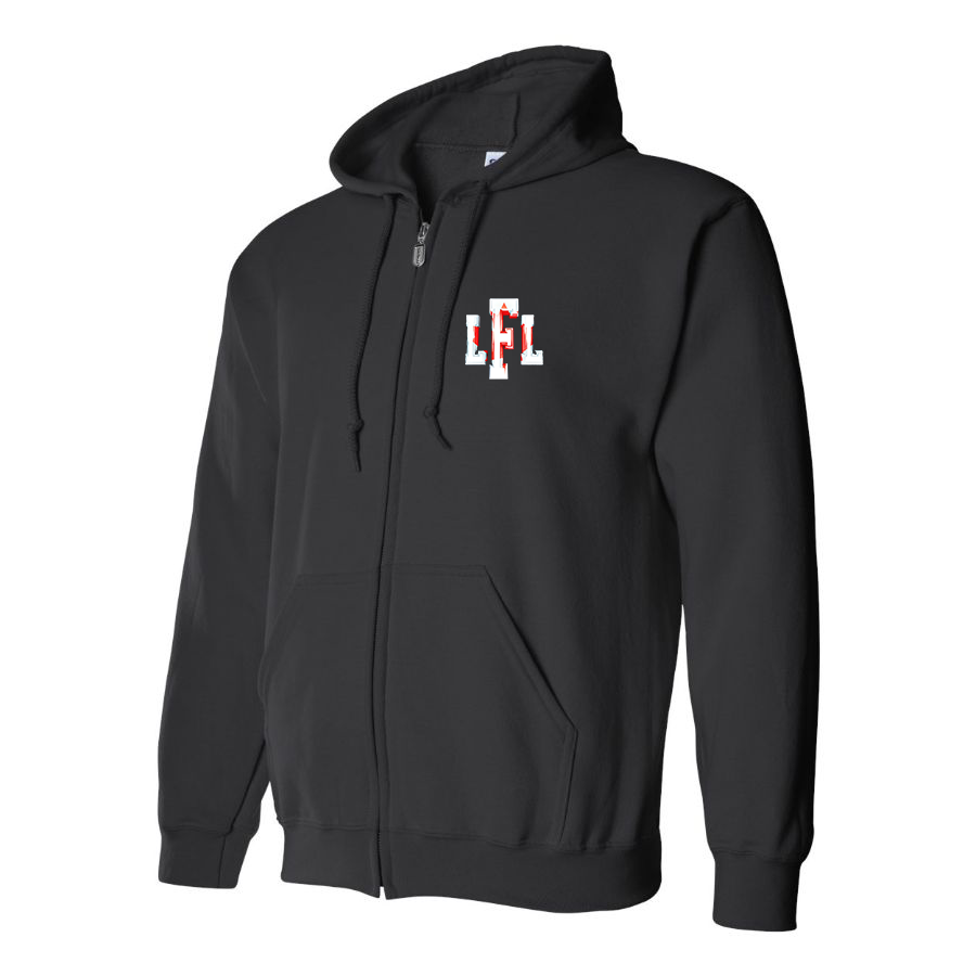Men's LFL Canada  Logo Zipper Hoodie