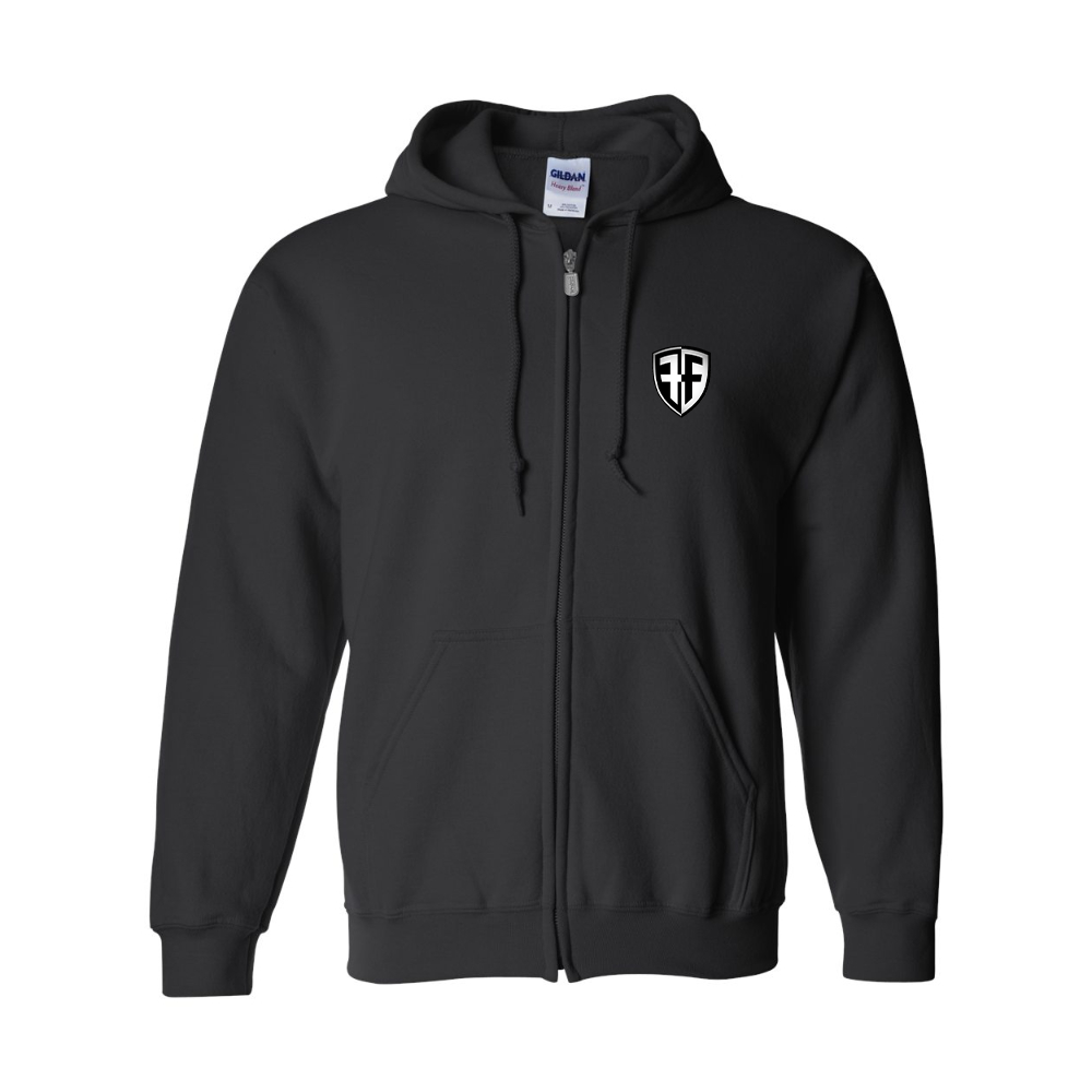 Men's Foffa Bike  Gildan  Heavy Blend Full Zip Hooded Sweatshirt