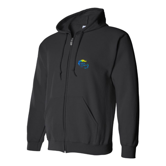 Men's Van Gogh Logo Zipper Hoodie