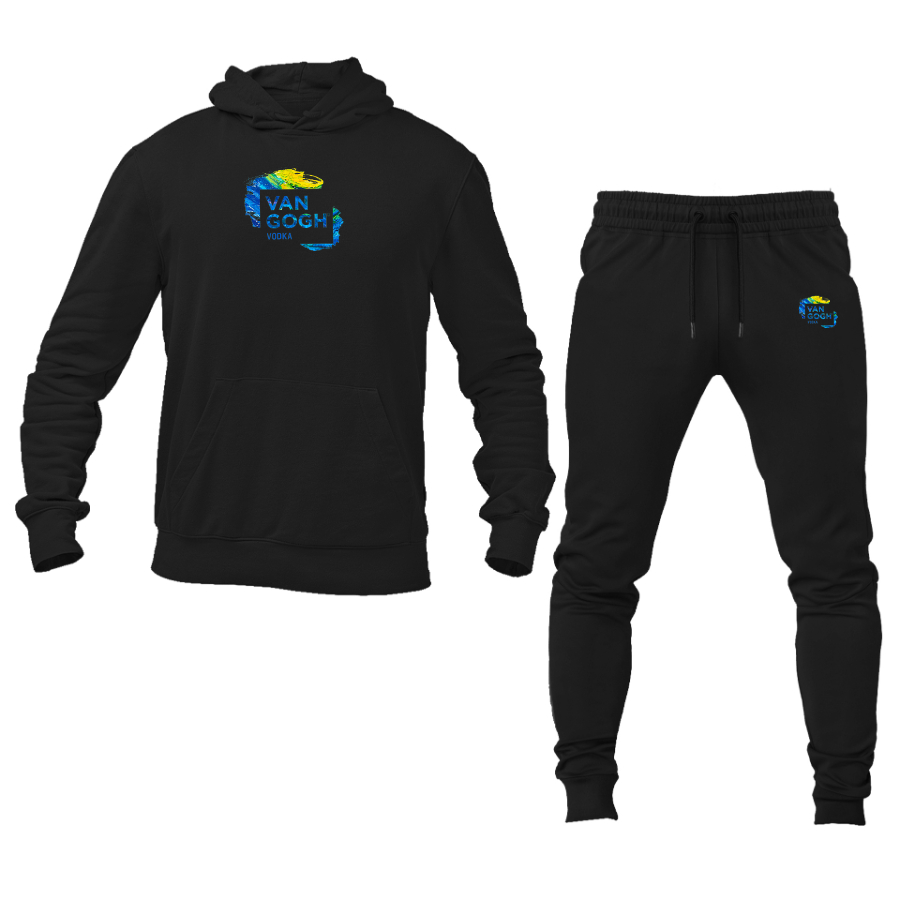 Men's Van Gogh Logo Hoodie Joggers Set