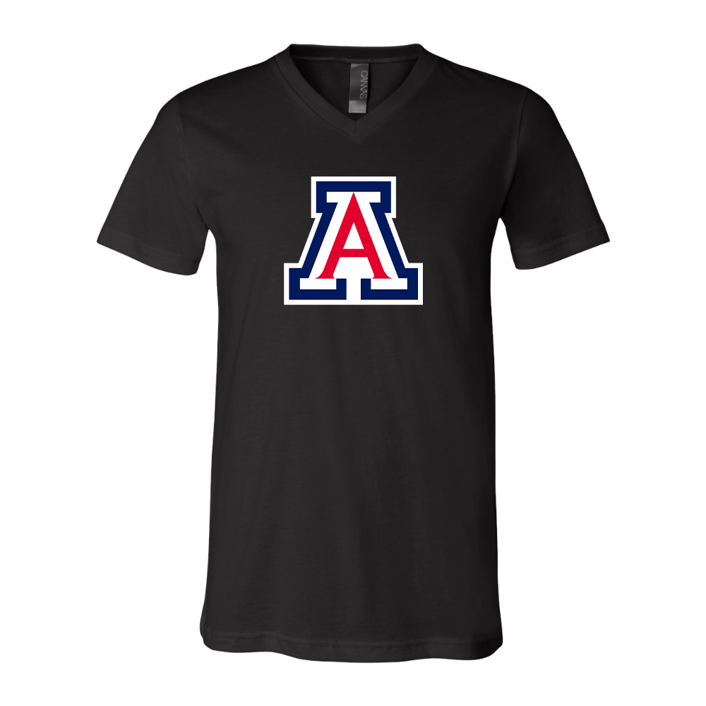 Arizona Wildcats  BELLA  CANVAS - Jersey V-Neck T-Shirt