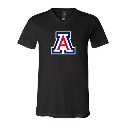 Arizona Wildcats  BELLA  CANVAS - Jersey V-Neck T-Shirt