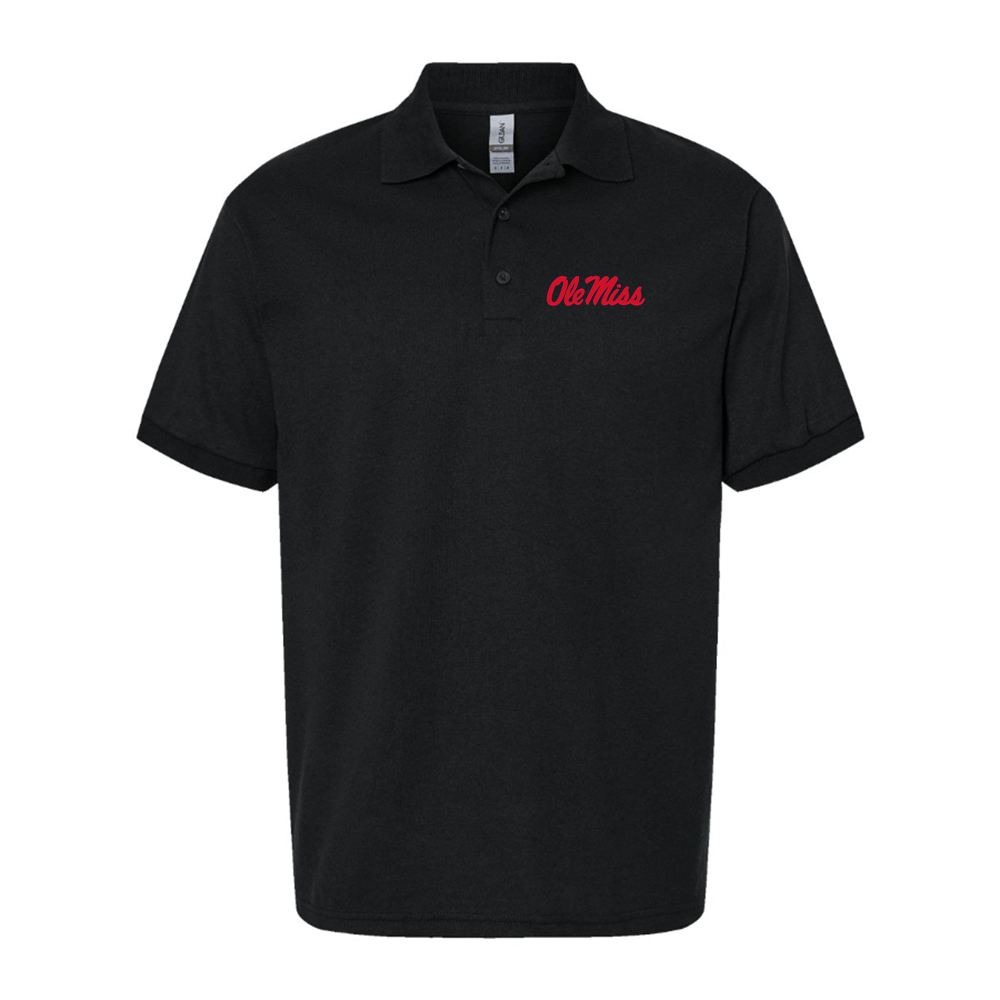 Men's Mississippi Rebels  Logo  Dry Blend Polo