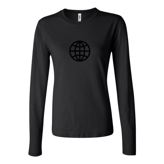 Internet Globe Jersey Long Sleeve Tee
