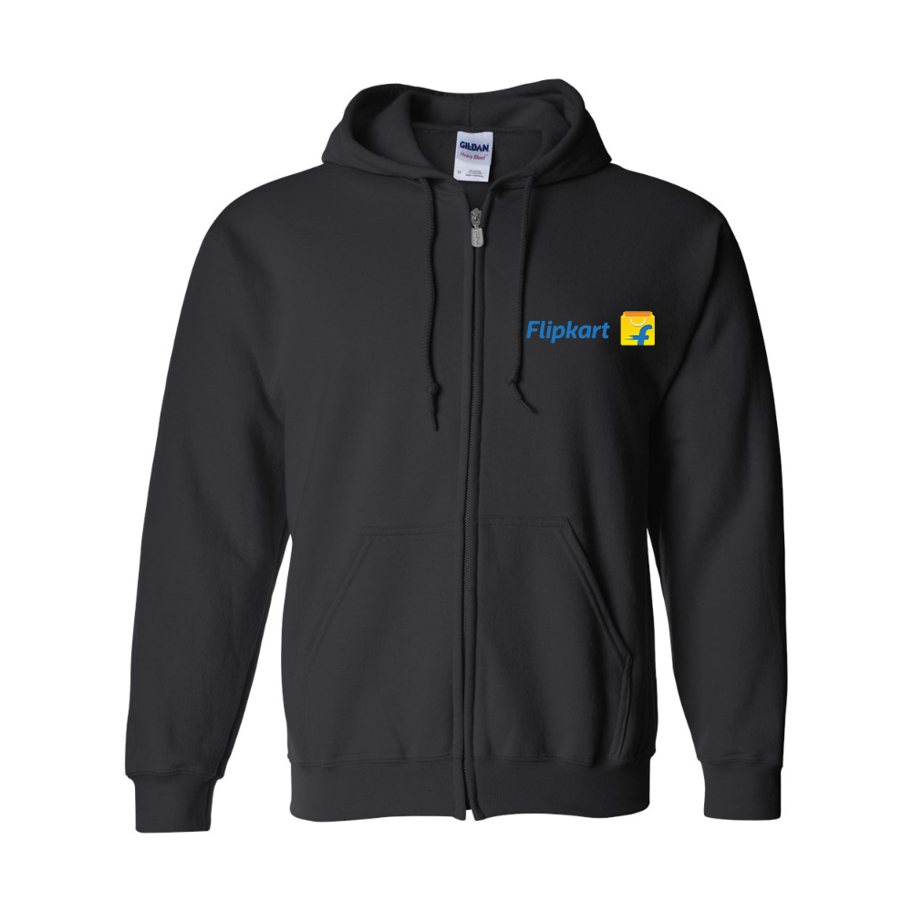 Men's Flipkart Gildan  Heavy Blend Full Zip Hooded Sweatshirt
