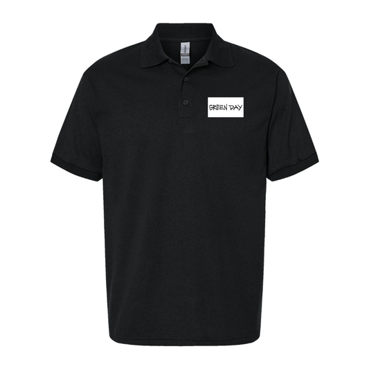 Men's Green Day Logo Dry Blend Polo