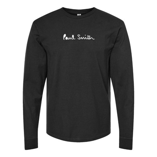 Men's Paul Smith Logo Cotton Long Sleeve T-Shirt