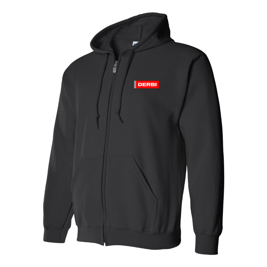 Men's Derbi Logo Zipper Hoodie
