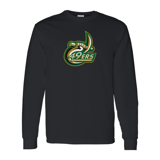 Men's Charlotte 49ers Gildan Heavy Cotton Long Sleeve T-Shirt