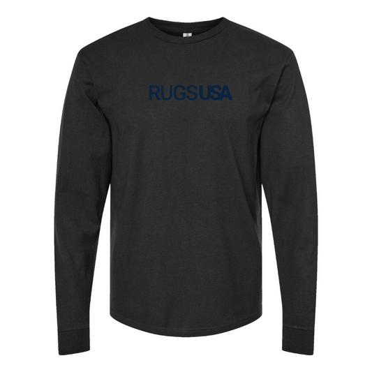 Men's RugsUSA Logo Cotton Long Sleeve T-Shirt