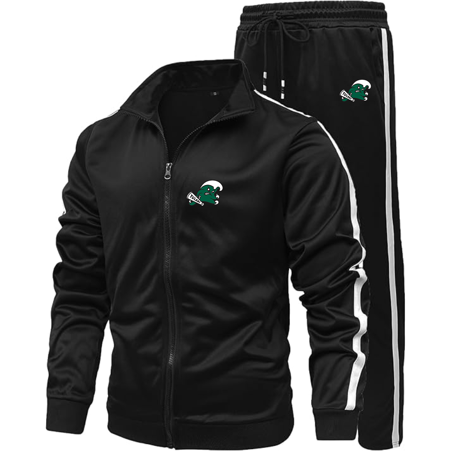 Men's Tulane Green Wave Logo  Dri-Fit TrackSuit