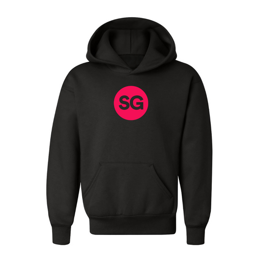 Youth Sofiagray Logo Pullover Hoodie