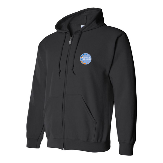 Men's Fondation Concorde Logo Zipper Hoodie