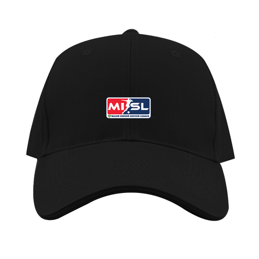 Major Indoor Soccer League Logo  Dad Baseball Cap Hat