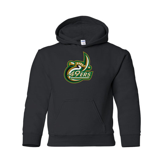 Youth  Charlotte 49ers Gildan Heavy Blend  Hooded Sweatshirt