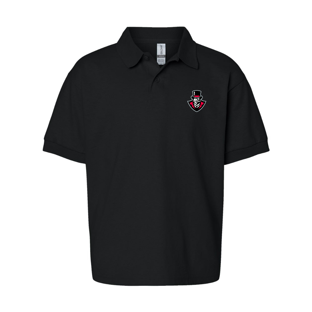 Youth  Austin Peay Governors Gildan Dry Blend Jersey Polo