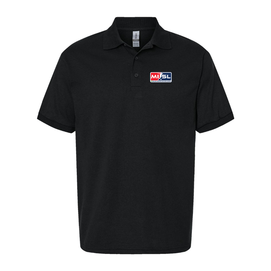 Men's Major Indoor Soccer League  Logo Dry Blend Polo