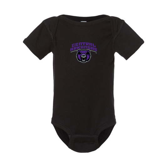 Central Arkansas Bears   Rabbit Skins Infant Baby Rib Bodysuit