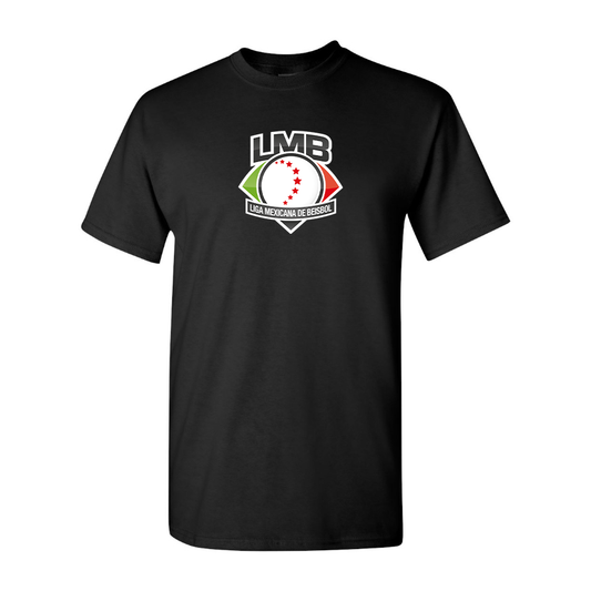 Men's Liga Mexicana de Béisbol Logo Cotton T-Shirt