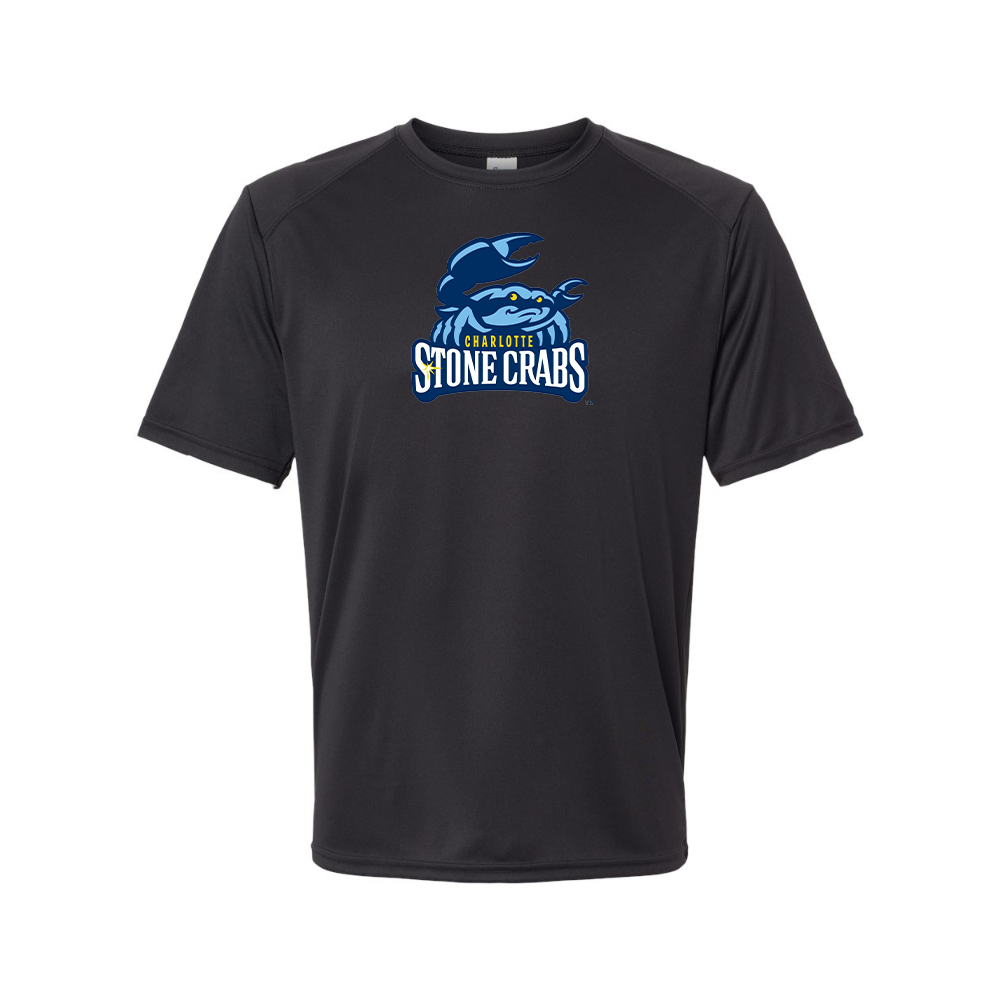 Men's Charlotte Stone Crabs Logo Performance T-Shirt