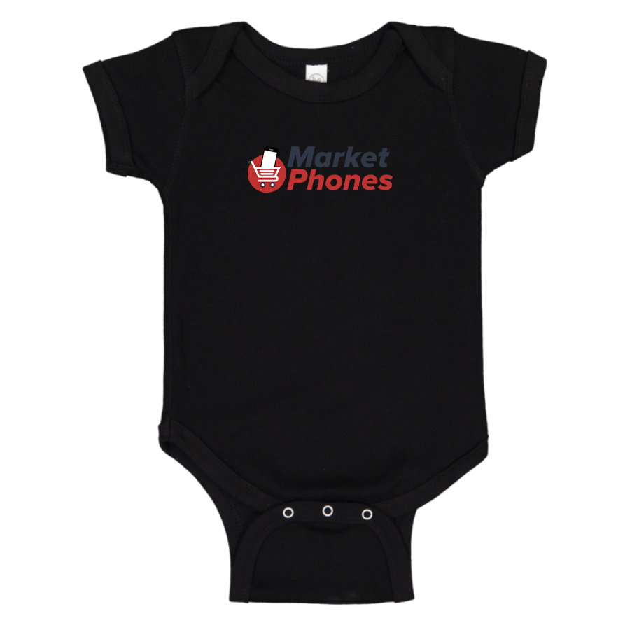 MarketPhones.com Logo Baby Onesie Romper