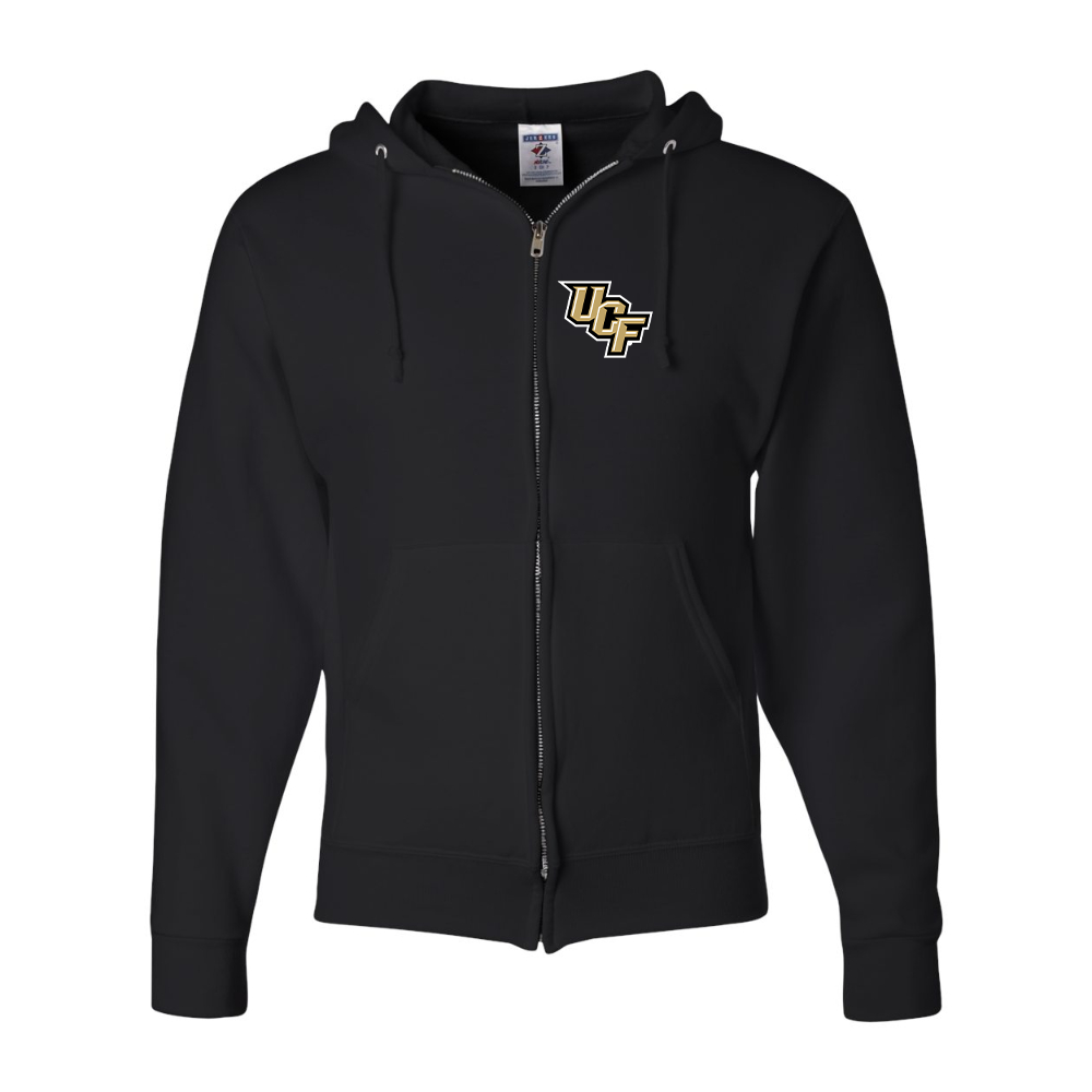 Men's Central Florida Knights  JERZEES NuBlend Full-Zip Hooded Sweatshirt
