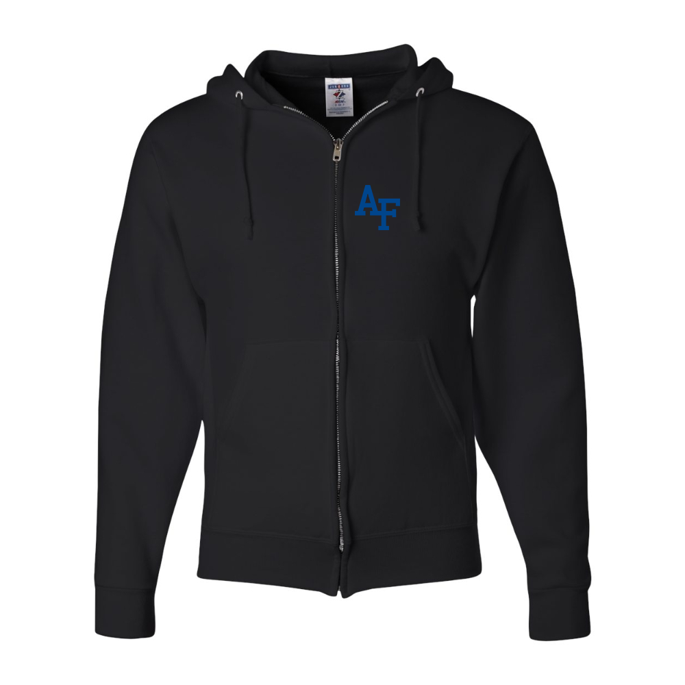 Men's Air Force Falcons  JERZEES NuBlend Full-Zip Hooded Sweatshirt