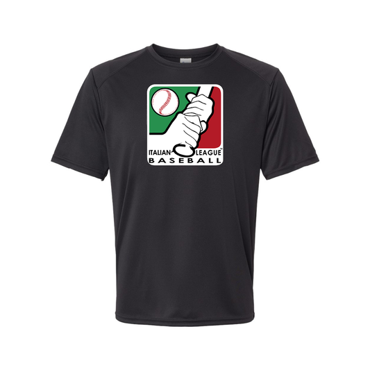 Men's Italian Baseball League Logo Performance T-Shirt