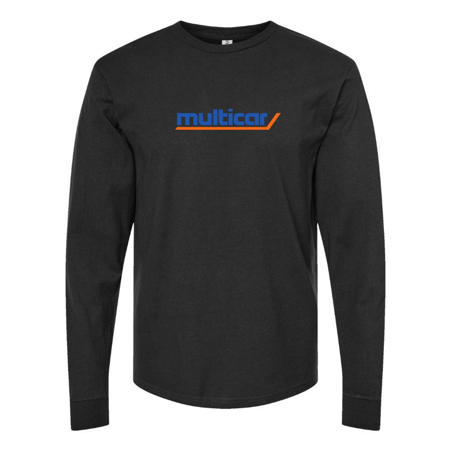 Men's Multicar  Logo Cotton Long Sleeve T-Shirt
