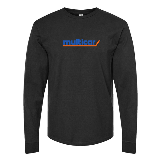 Men's Multicar  Logo Cotton Long Sleeve T-Shirt