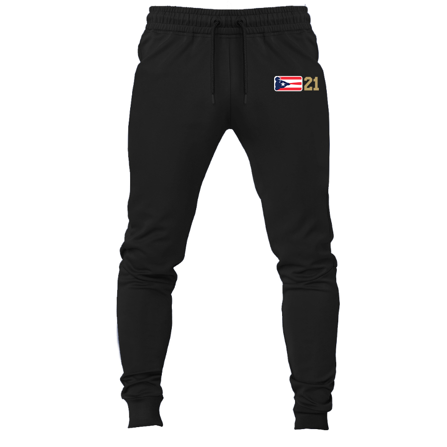 Men's Liga de Beisbol Profesional Roberto Clemente Logo Sweatpants Joggers
