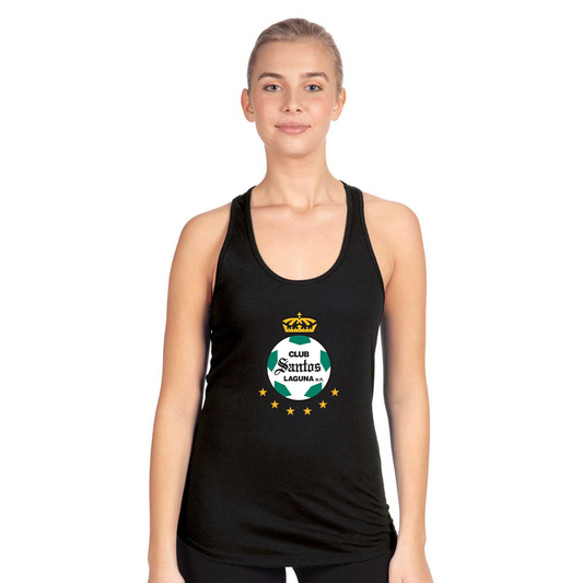 Women's Santos Laguna Soccer Next Level Ideal Racerback Tank