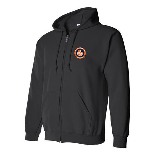 Men's Bowling Green Hot Rods Logo Zipper Hoodie