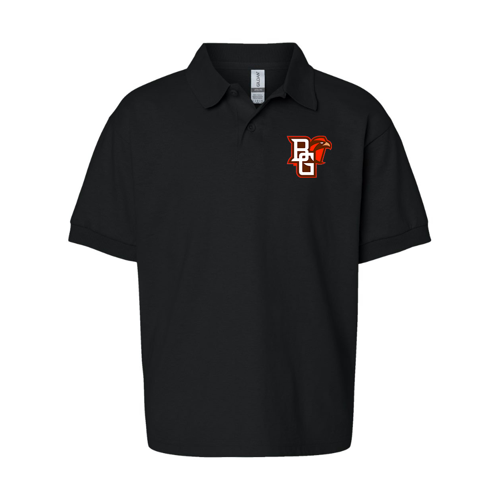 Youth Bowling Green Falcons  Gildan Dry Blend Jersey Polo