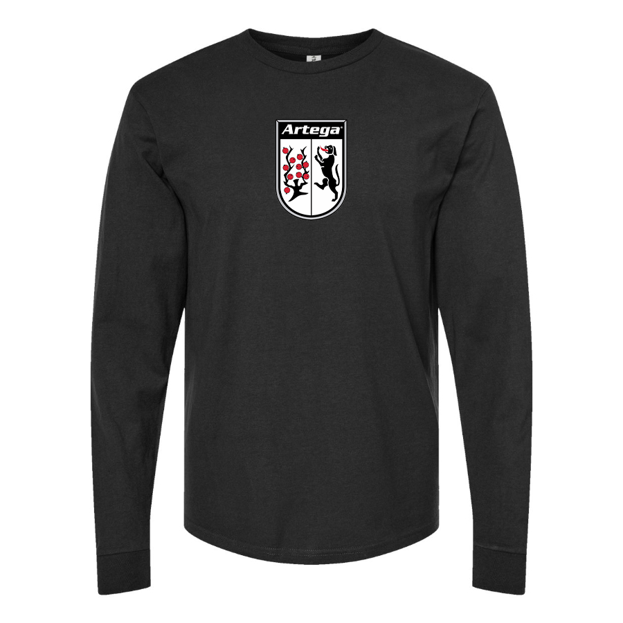Men's Artega Logo Cotton Long Sleeve T-Shirt
