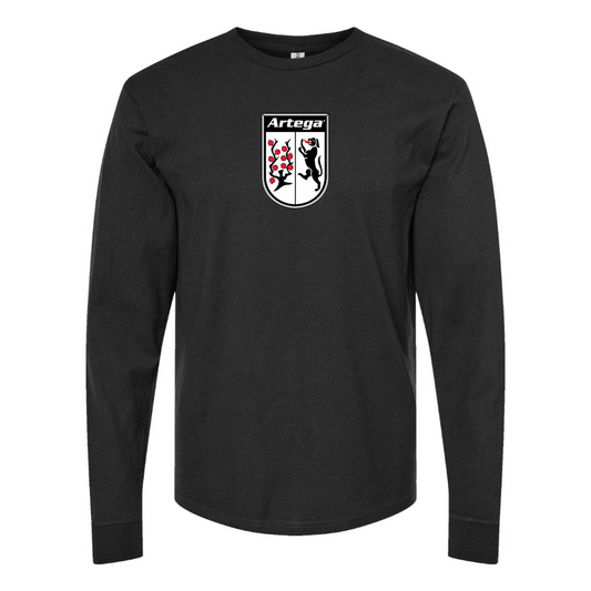 Men's Artega Logo Cotton Long Sleeve T-Shirt
