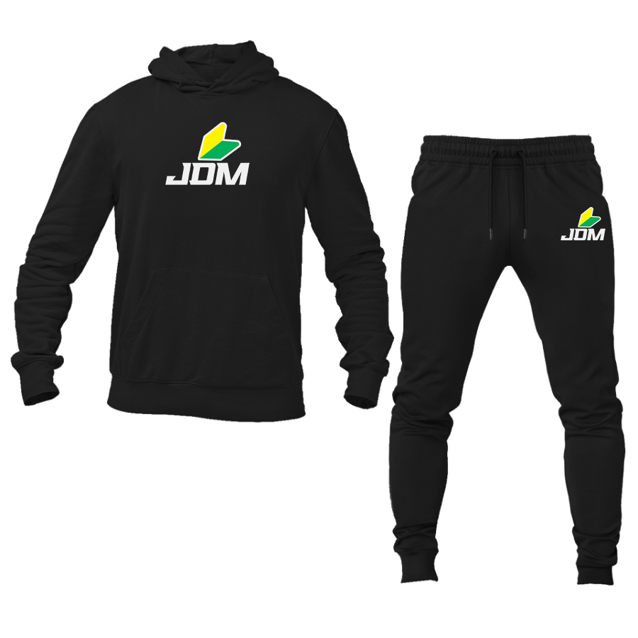 Men's JDM Logo Hoodie Joggers Set